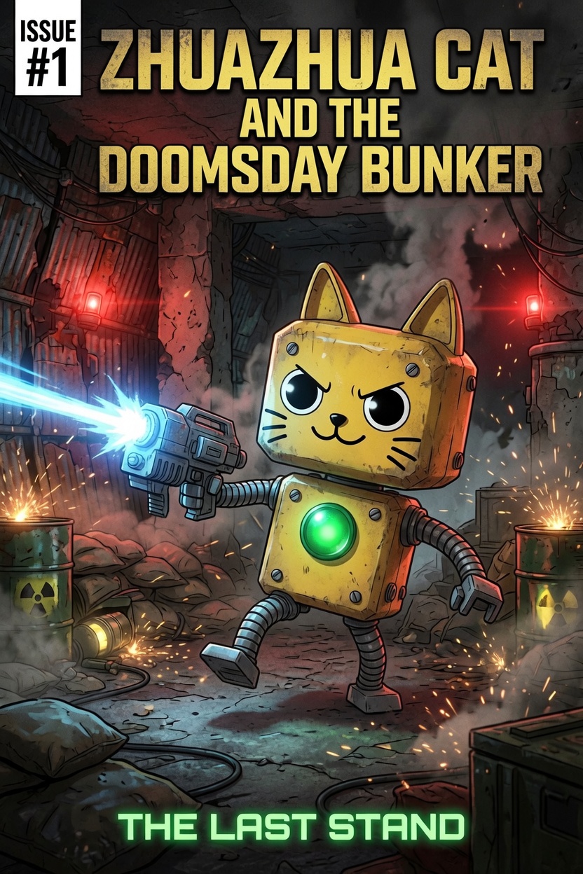 Zhuazhua Cat and the Doomsday Bunker — cover