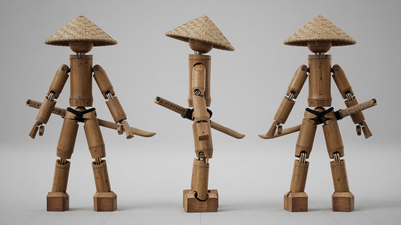 Bamboo — character turnaround